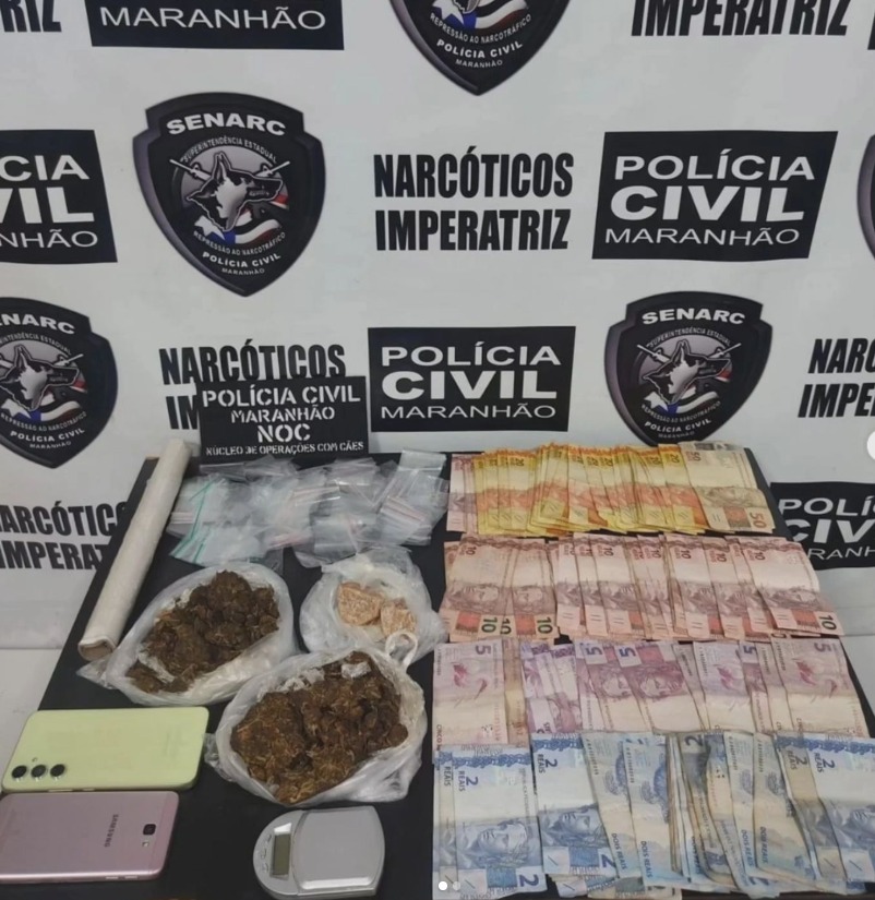 Polícia faz operações de combate às drogas em Imperatriz